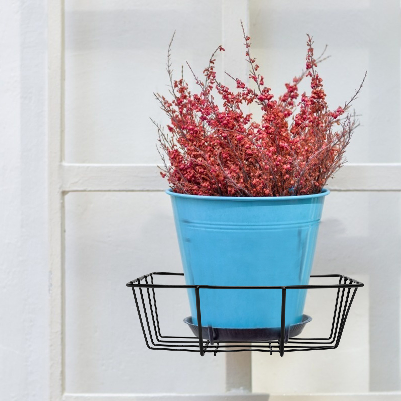 Us Bonsai Garden - 1Pcs Rustproof Iron Flowerpot Holder Decorative