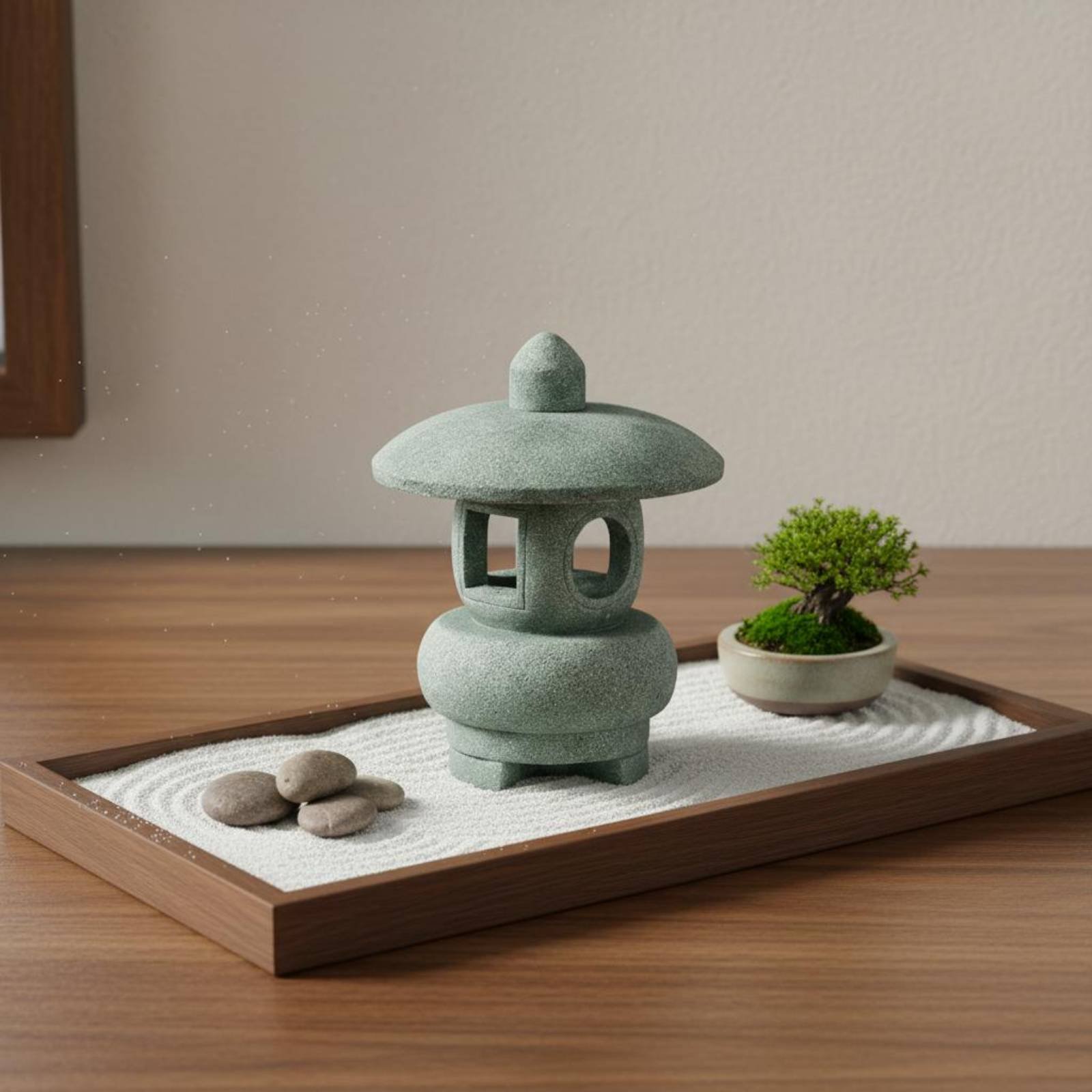 Miniature Stone Lantern Antiqu - Bonsai Garden Gift review and price
