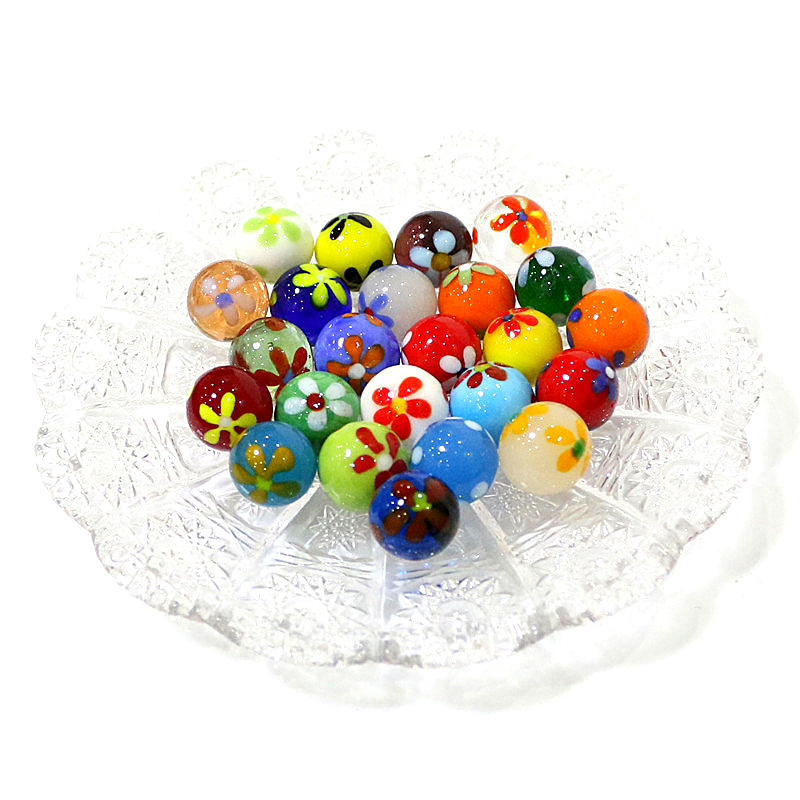 6pcs 16mm Colorful Rare Glass  - Bonsai Garden Gift review and price