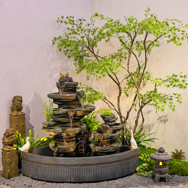 Garden fish pond water landsca - Bonsai Garden With Pond review and price