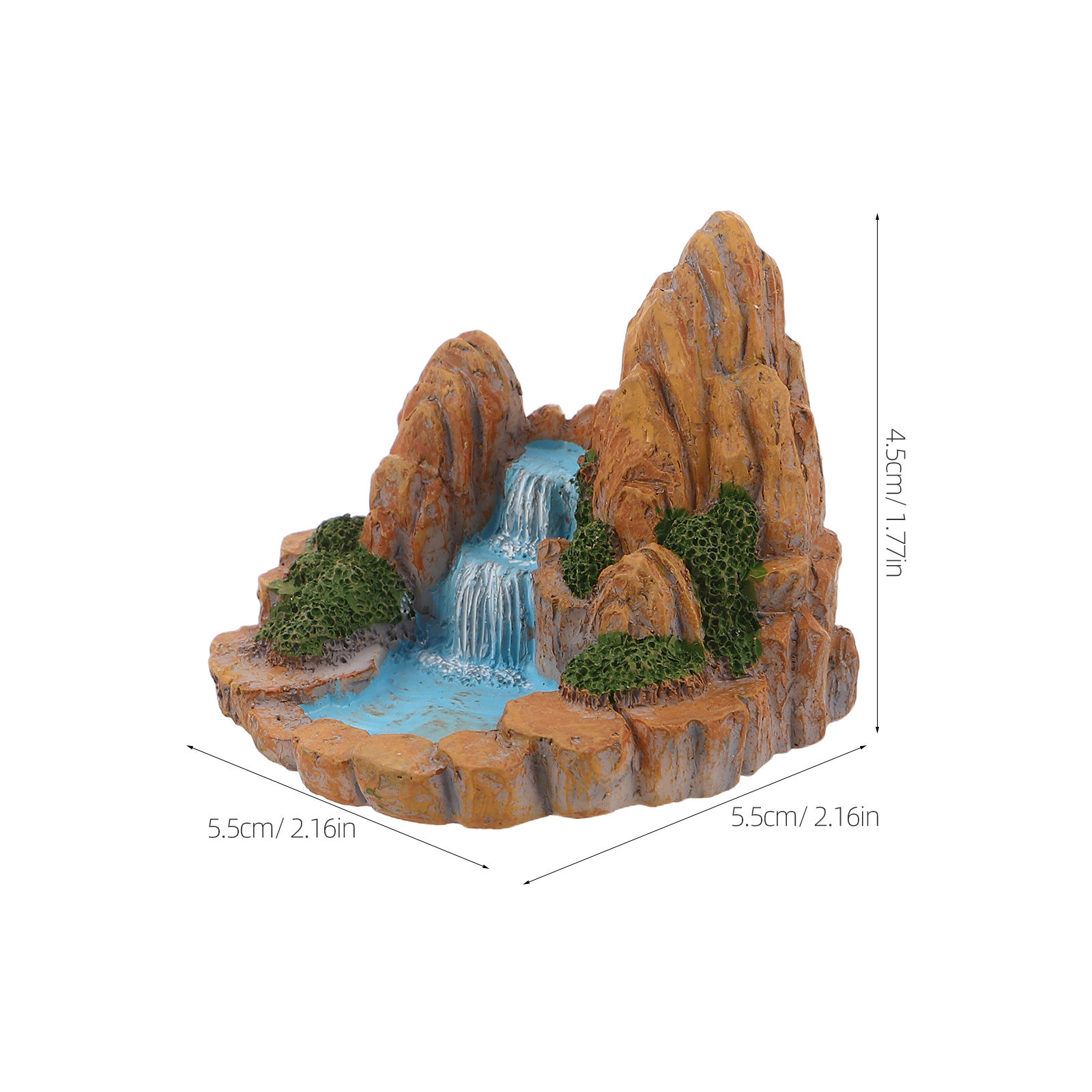 2Pcs Miniature Rockery Artific - Bonsai Garden With Pond review and price