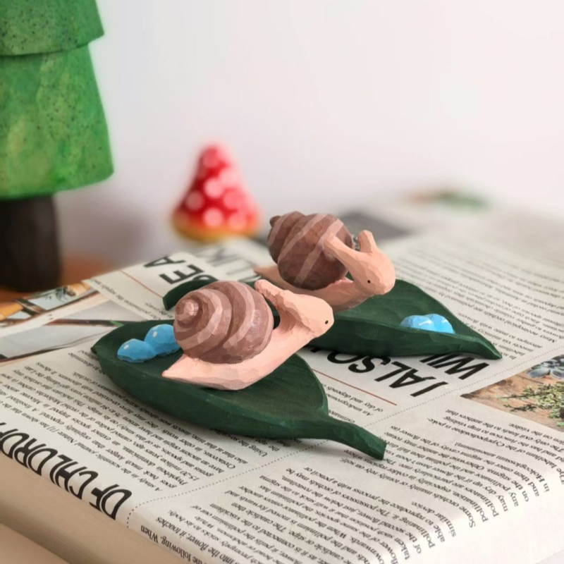 Handmade Snail Dewdrop Leaf Wo - Bonsai Garden Gift review and price