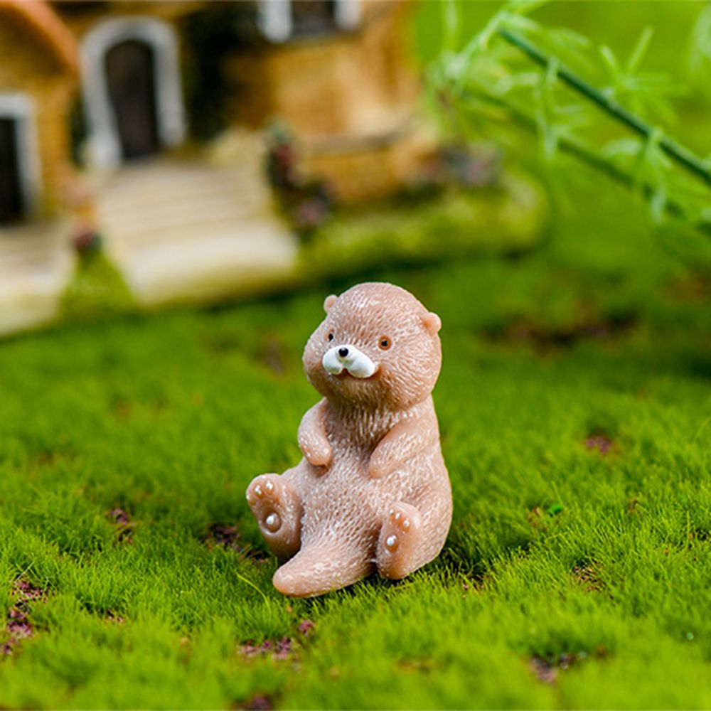 Otters Figurine Mini Home Deco - Bonsai Garden Gift review and price