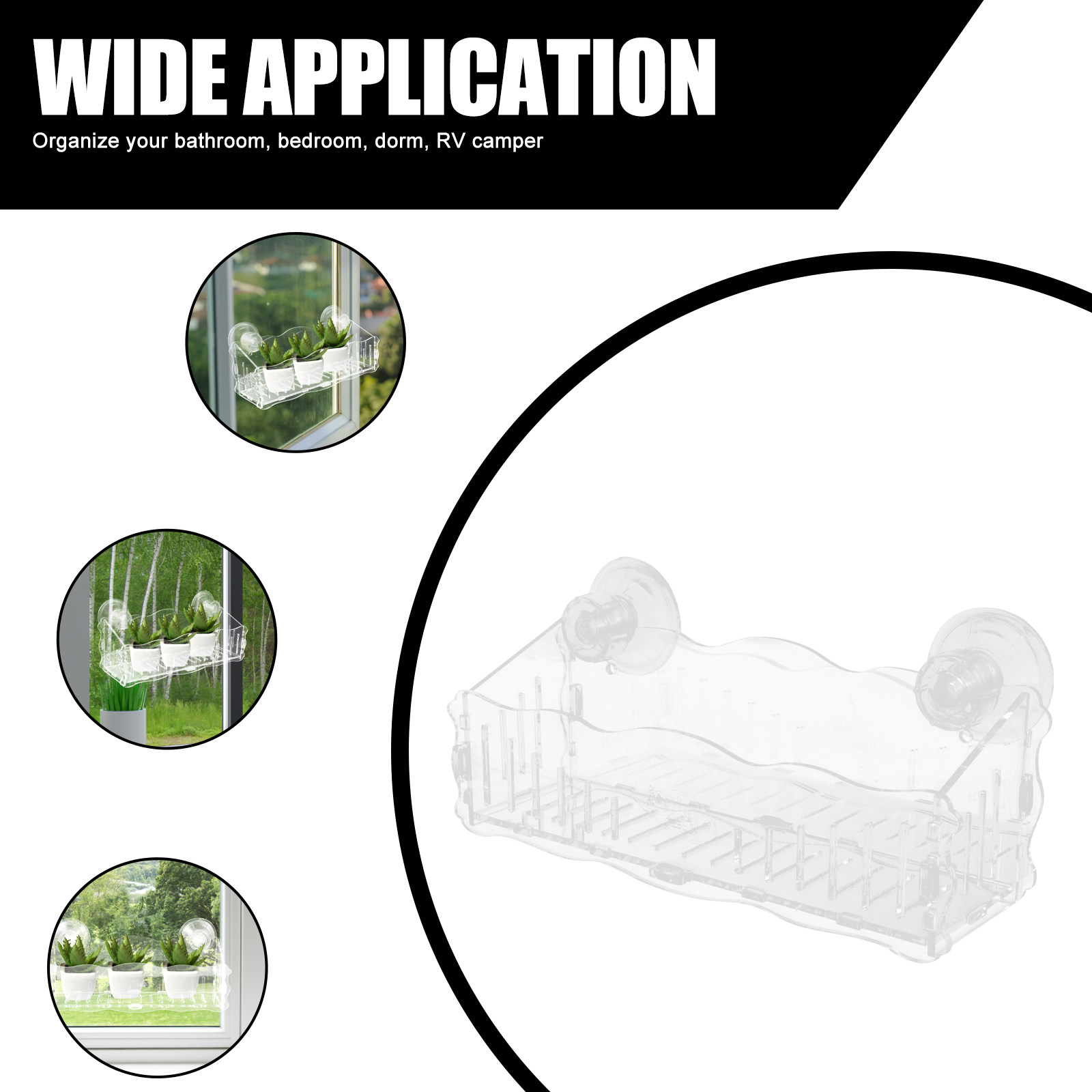 Suction Cup Planter Acrylic Tr - Us Bonsai Garden review and price